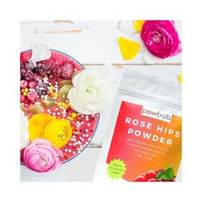 [해외직구] 로즈힙 파우더 powbab Rose Hips Powder 99g