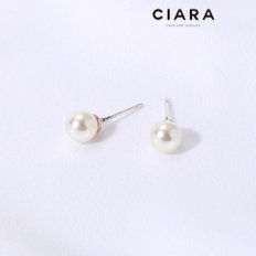 CIARA 14K Reggio 5MM스와로브스키 진주 귀걸이(SilverPin)