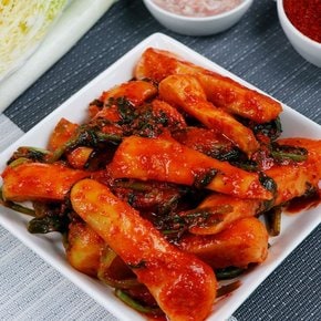 맵따구 불김치 매운 실비 총각 무 전라도 총각김치