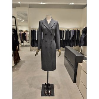 지고트 [파주점] 멜란지 플리츠 더블 브레스티드 원피스 JRBA0OP842