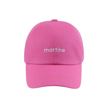 MARTINE GOLF [정상가 69000원]여성 마틴레터링 기본 볼캡 D핑크 (QABW31174)