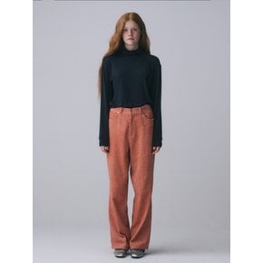 HEART POCKET CORDUROY PANTS, APRICOT