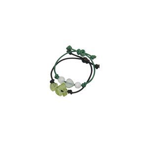 gem string ring set-green