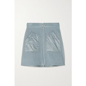 Quilted Shell Mini Skirt 블루