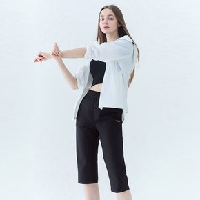 공용 썸머 7부팬츠 P4SP202XBLK