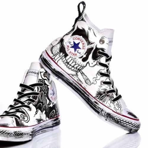 컨버스 스니커즈 2250 CONVERSE BRAIN SKULL White