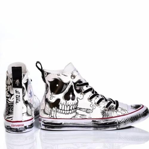 컨버스 스니커즈 2250 CONVERSE BRAIN SKULL White