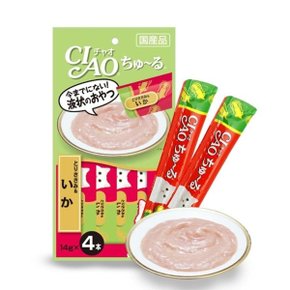 안심 영양 닭고기 스틱 츄르 닭가슴살 오징어 4개입 (WE33301)