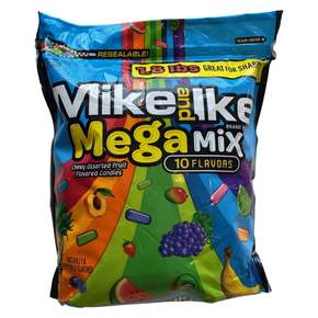 MIKE  AND  IKE®  마이크와  아이크  메가  믹스  츄이  캔디  816.5g  스탠드업  백  1개