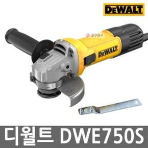 DWE750S 유선 그라인더 750W 4인치 소형 슬라이드 스위치 M10 스핀들