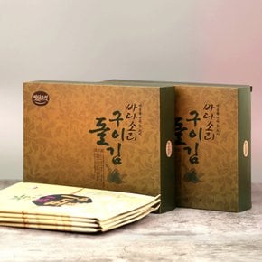 [9/10주문마감]올리브유로 구워 더욱 고소한 곱창돌김 선물세트 (전장4매x10봉) / 쇼핑백동봉