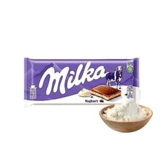 밀카 milka 100퍼센트 알프스 우유 초콜릿 요거트 100g 1개