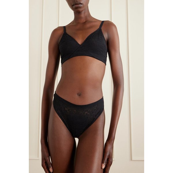 스트레치 레이스 브리프 블랙 46376663163011992