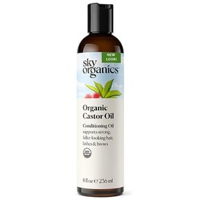 Sky Organics 스카이오가닉스 유기농 캐스터오일 피마자유 236ml