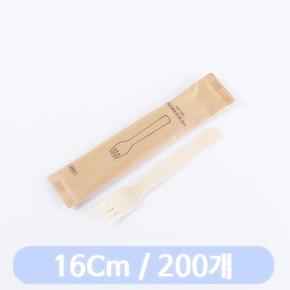 나무포크 16cm 개별 포장 200개 (S11117982)