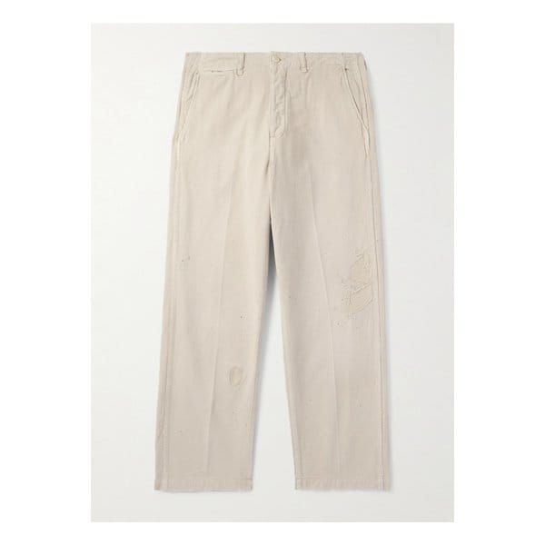 크래시 스트레이트 디스트레스 코튼 트윌 치노 뉴트럴 46376663162937902