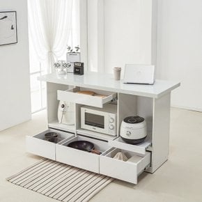 파트 1500 인조대리석 홈바 테이블 서랍형 MD5327 (수도권무배)