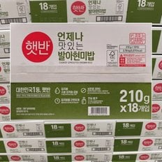 햇반 즉석밥 발아현미밥 210g(5입) 간편식 코스트코