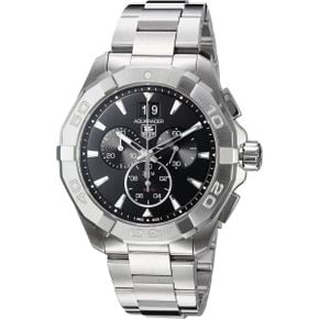 미국 태그호이어 시계 Tag Heuer Aquaracer 300M 크로노그래프 43mm 블랙 Mens 워치 CAY1110.BA0