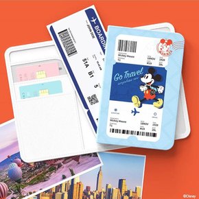 디즈니 정품 미키 미니 마우스 도널드덕 여권 케이스 지갑 구여권 신여권 호환 해킹방지 트래블