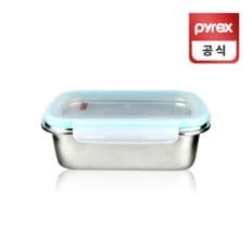 코렐 파이렉스 스테인리스 스틸 밀페용기 1300ml