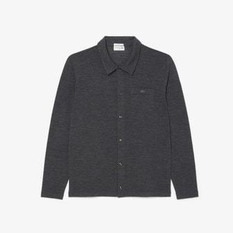 라코스테 [시흥점] 남성 썸머 메리노울 셔츠 가디건 AH1103-55G