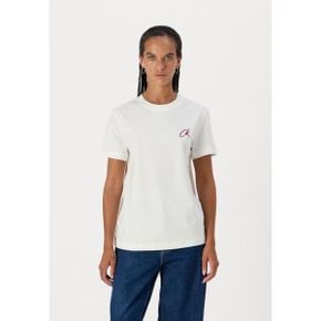 5002598 Calvin Klein REGULAR TEE - Basic T-shirt bright white