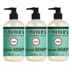  [해외직구]미세스 메이어스 클린데이 핸드솝 바질 370ml 3팩 / Mrs. Meyers Clean Day Hand Soap Basil 12.5oz