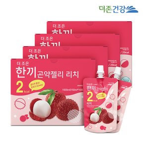 한끼 곤약젤리 리치 150ml 10팩 4박스