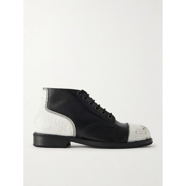 앙팡 리쉬 데프리메 찰리 페인티드 가죽 레이스업 부츠 46376663162916463