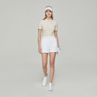 BOSS GOLF [GIFT 100% 증정] 라인 하프 팬츠 WOMAN WHITE