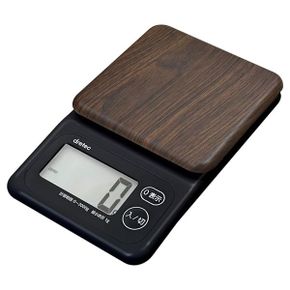 일본 드레텍 주방저울 Dretec KS276DW 디지털 저울 대형 화면 대각선 읽기 쉬운 숲 2kg4.4lbs 어