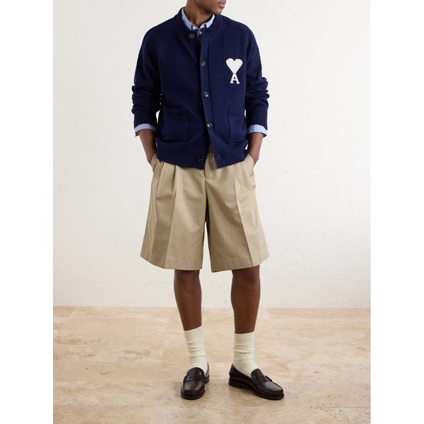 로우웨이스트 와이드 코튼 버뮤다 쇼츠 46376663162992603