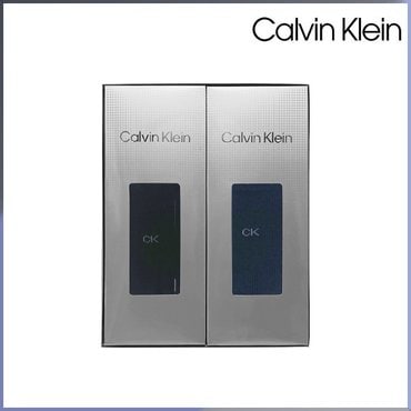 Calvin Klein 신사 무지 비즈니스 양말 2족 세트 CKL31643S-2