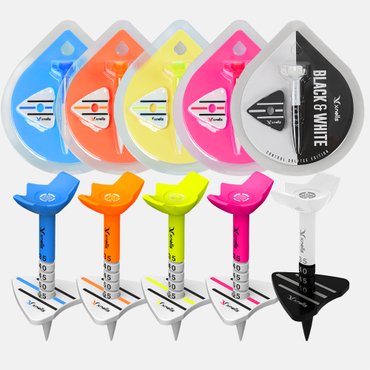 테크스킨 엑스넬스 컨트롤 골프티 티꽂이 네온플러스 1P