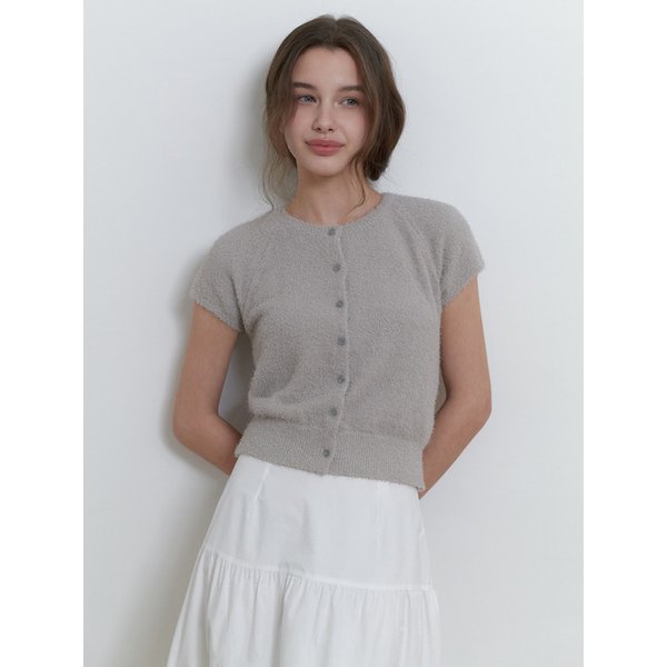 [리퍼브] Sugary half cardigan (gray)