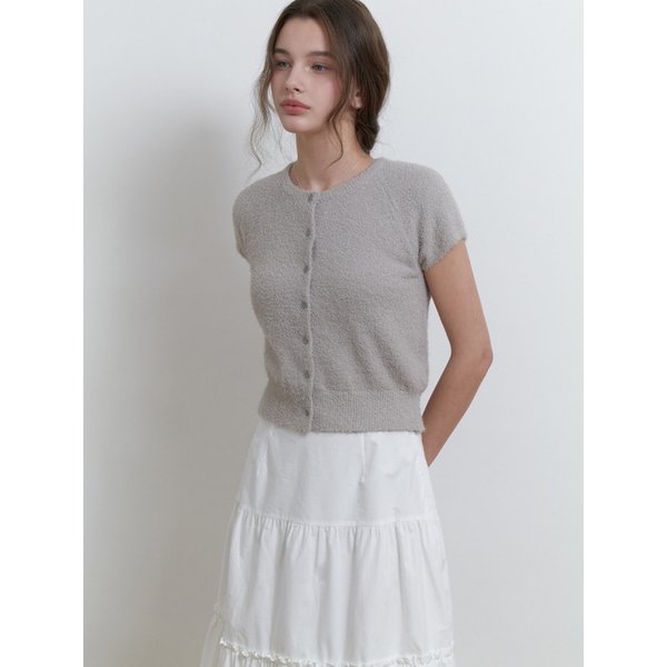[리퍼브] Sugary half cardigan (gray)