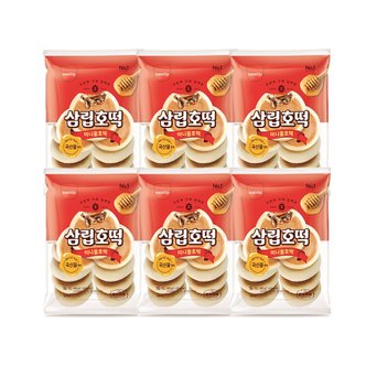  삼립 미니꿀호떡 400g(16개입) 6봉 간식빵 행사 대량주문 교회간식 학교급식