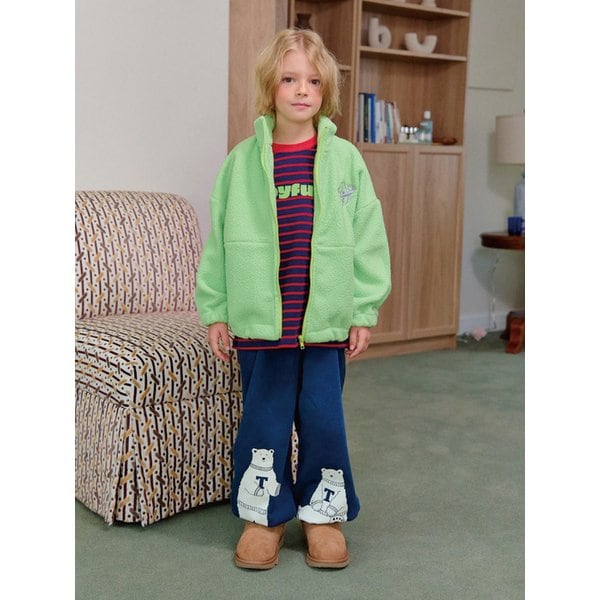 플래닛플리스점퍼(네온그린)