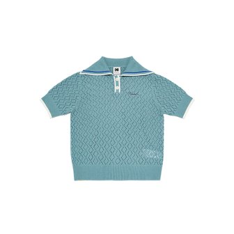 코닥 [공식][정상가159,000원]스테레오 썸머 카라 크롭니트 우먼 MINT GREEN