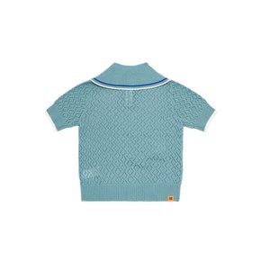 [공식][정상가159,000원]스테레오 썸머 카라 크롭니트 우먼 MINT GREEN