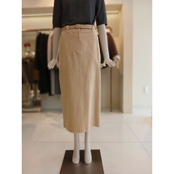 [여주점] 씨씨콜렉트 벨티드코듀로이롱스커트 C244msd037