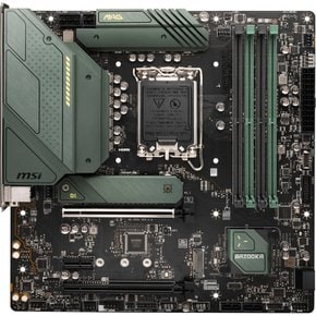 MSI MAG B660M BAZOOKA DDR4 마더보드 Micro-ATX [Intel B660 칩셋 탑재]MB5699 미드나이트 그린