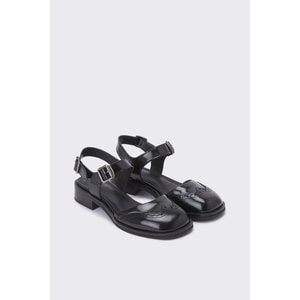 슈콤마보니 Oxford casual sandal(black) DG2DS24005BLK