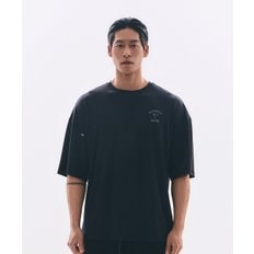 ALI THE GREATEST 오버핏 숏 슬리브 블랙