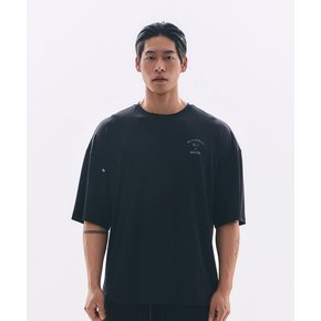 ALI THE GREATEST 오버핏 숏 슬리브 블랙