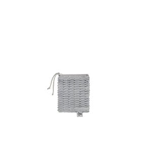 Blow Flow Knit Pouch S Starry Pearl Grey