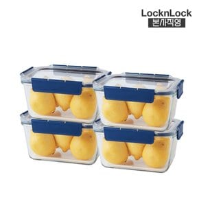 [본사] Locknlock 탑클라스직사각 1.5L x4 (399458 x4)