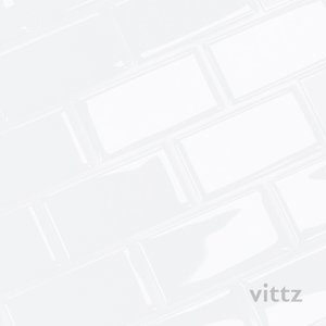VITTZ 손쉽게 붙이는 보닥타일 시트지 빅브릭 퓨어화이트 BBW01