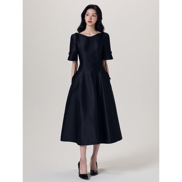 MICHELLE COUTURE DRESS - black